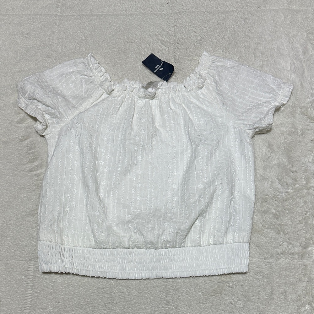 Abercrombie | size kids 11/12 | white top
